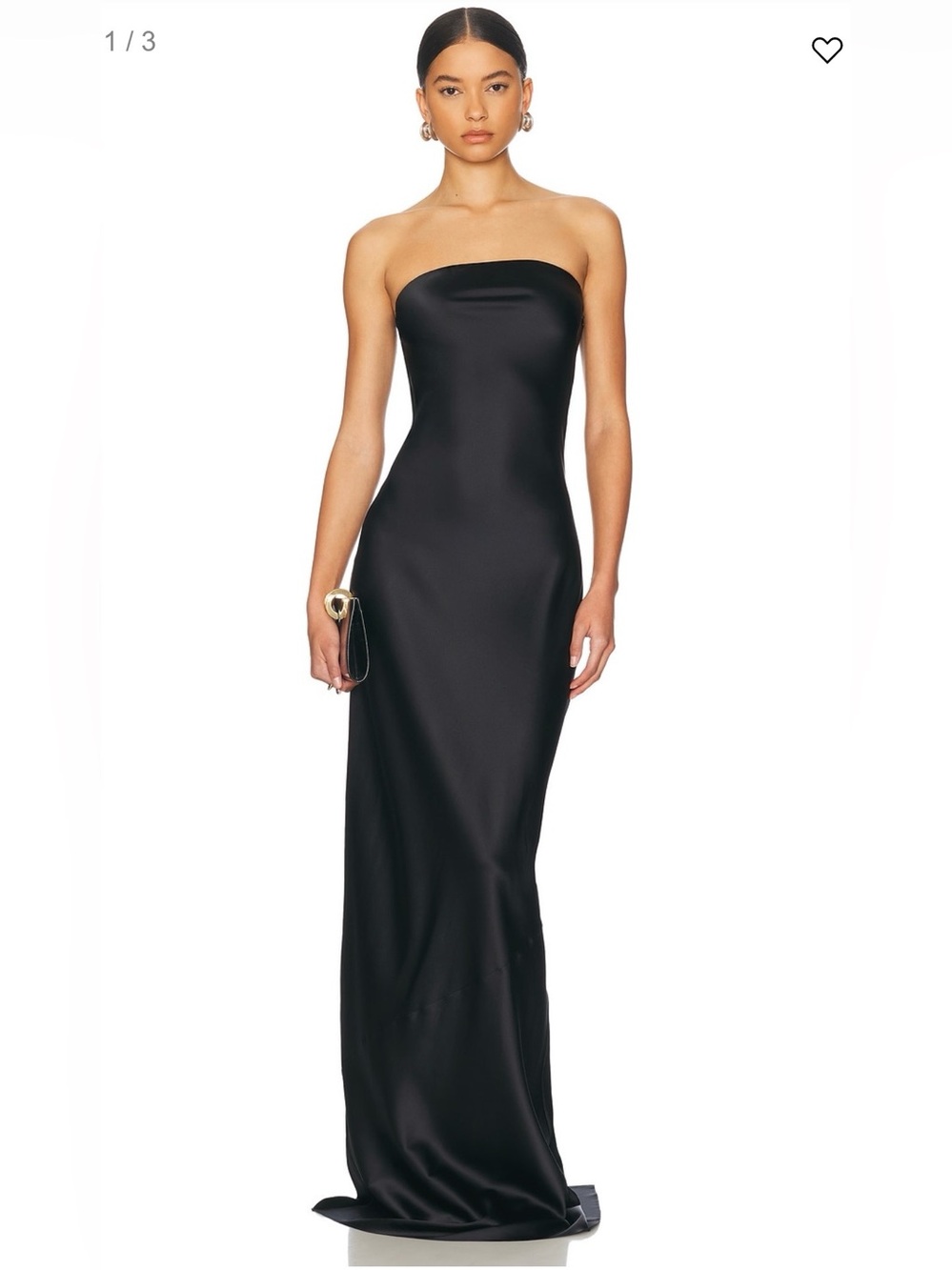 NWT Eterne Amina Silk Dress in Black - XS